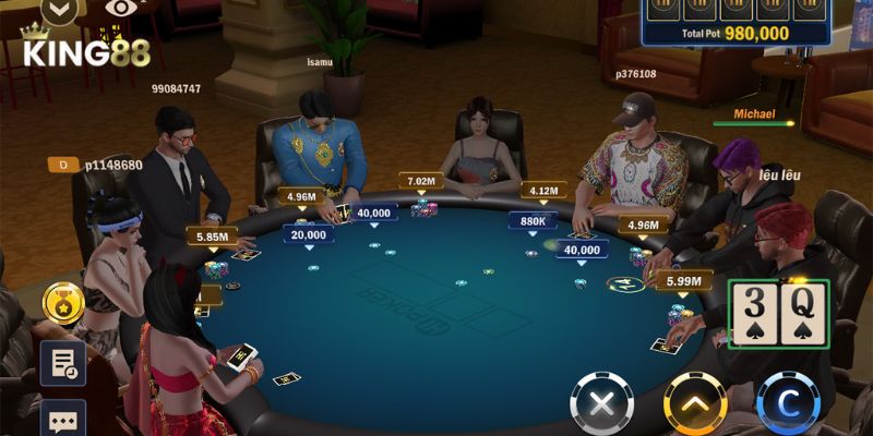 Omaha la tro choi hot duoc cung cap tai Poker 3D